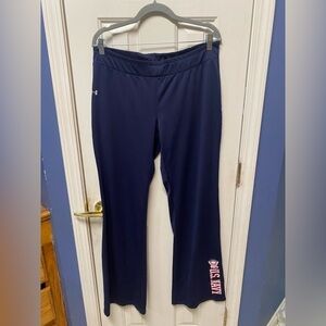 Under Armour, blue track pants with slim fit, and elastic waistband XL